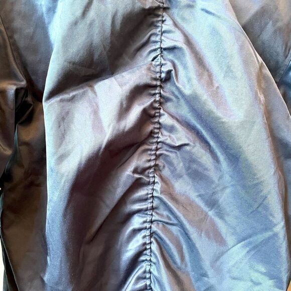 NAVY WITH ORANGE LINING ASOS BOMBER JACKET SIZE SMALL NWT - Picture 9 of 9